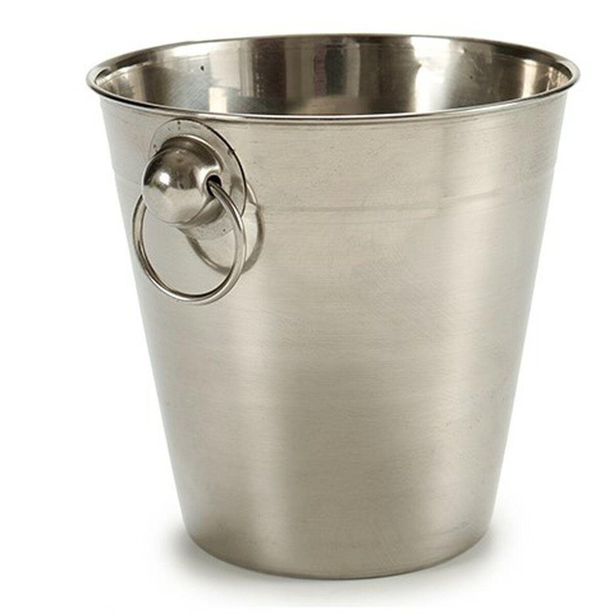 Cubitera Plateado Acero Inoxidable 1 L 12 x 12 x 12 cm (24 Unidades)