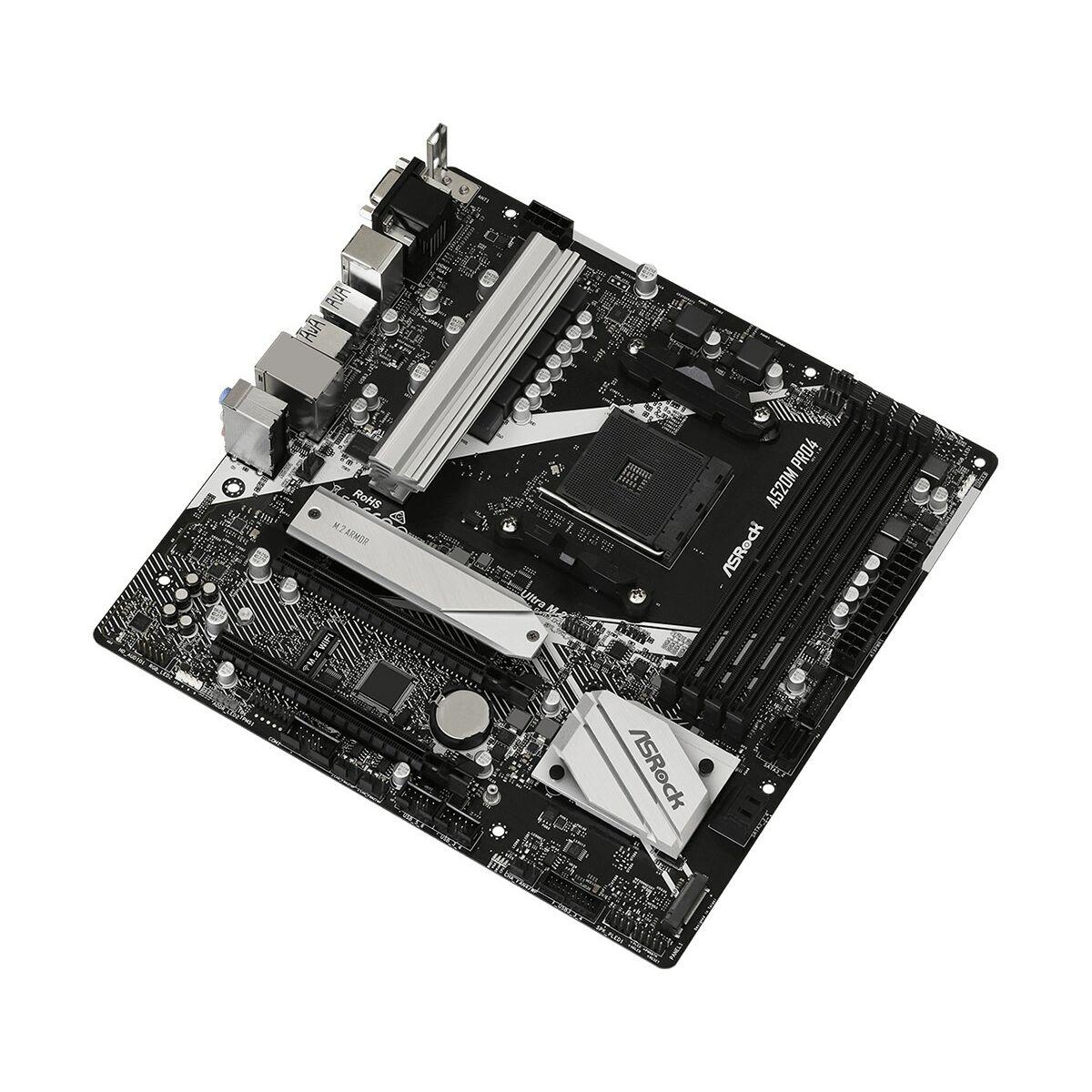 Placa Base ASRock A520M Pro4 AMD AM4