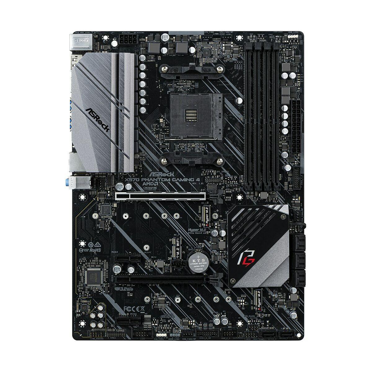 Placa Base ASRock X570 Phantom Gaming 4 AMD X570 AMD AM4