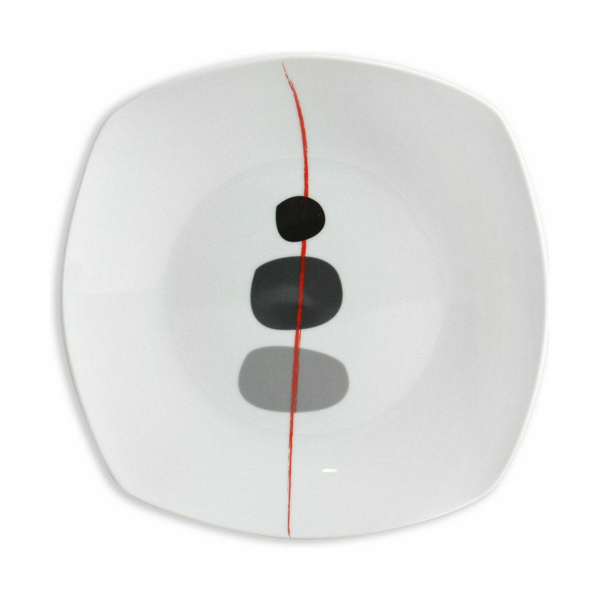 Vajilla Inde Zen 18 Piezas Porcelana Cuadrado (2 Unidades)