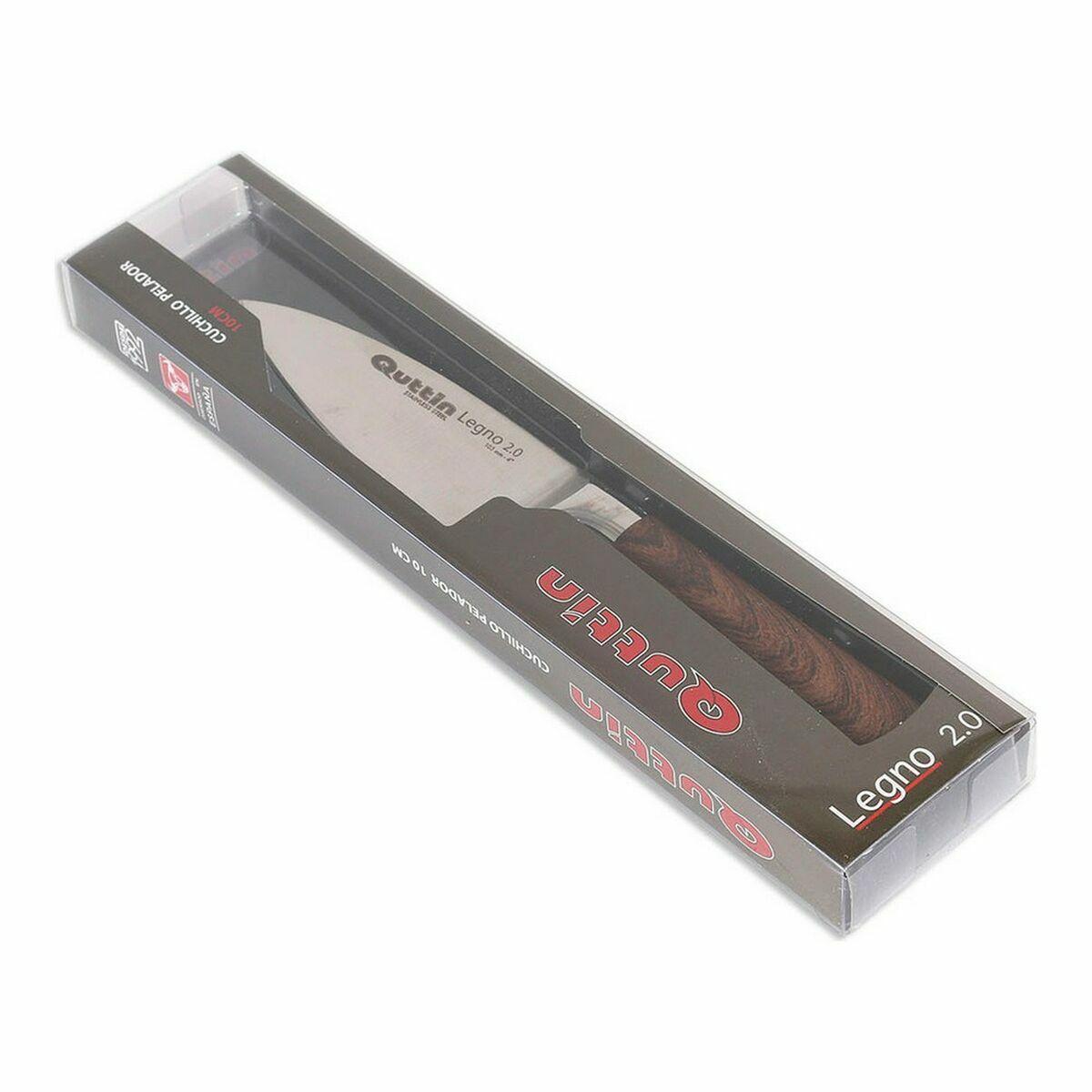 Cuchillo Pelador Quttin Quttin legno 2.0 Acero Inoxidable 11 cm (4 Unidades)