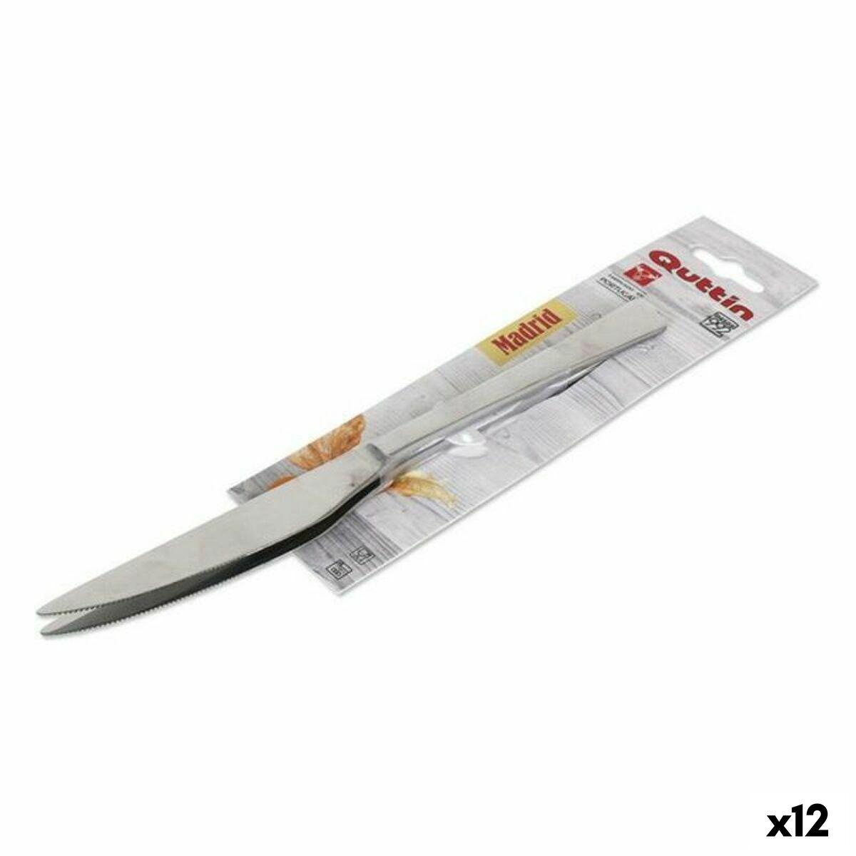 Set de Cuchillos Madrid Quttin Madrid (22 cm) 2 Piezas (12 Unidades)