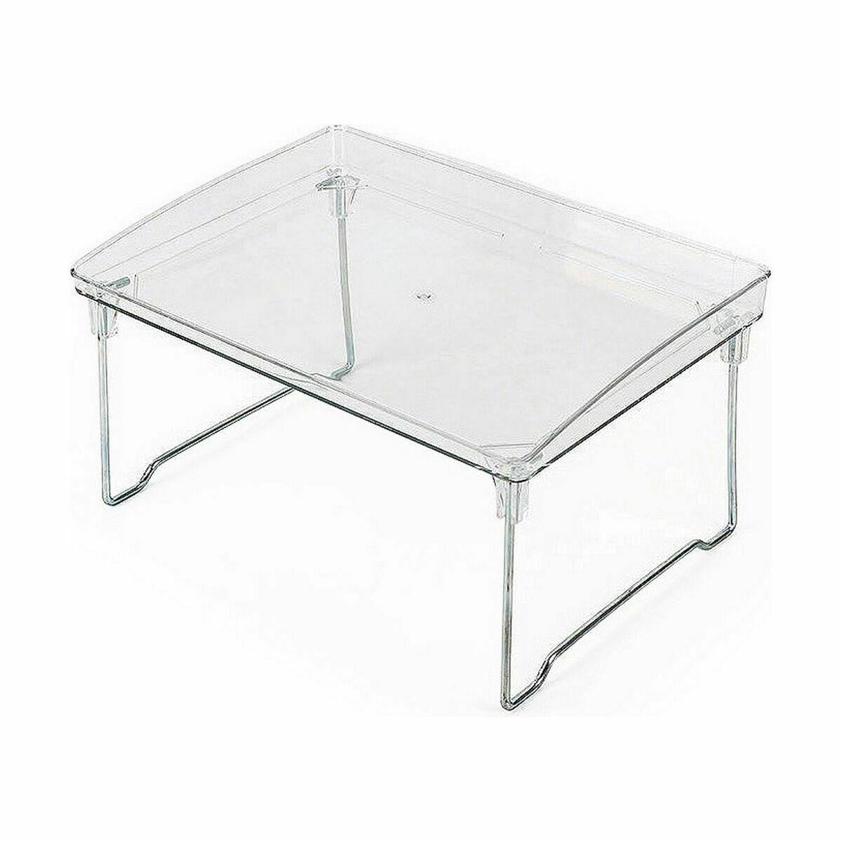 Soporte para Platos Confortime Plegable Transparente 31 x 22 x 16,8 cm (12 Unidades)