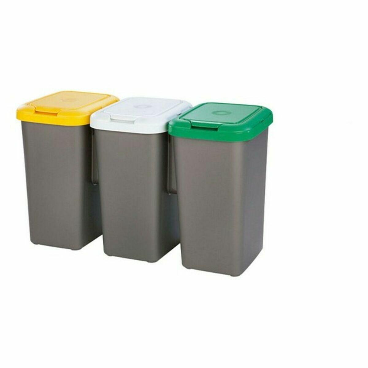 Cubo de Basura para Reciclaje Tontarelli 8105744A28E (6 Unidades)