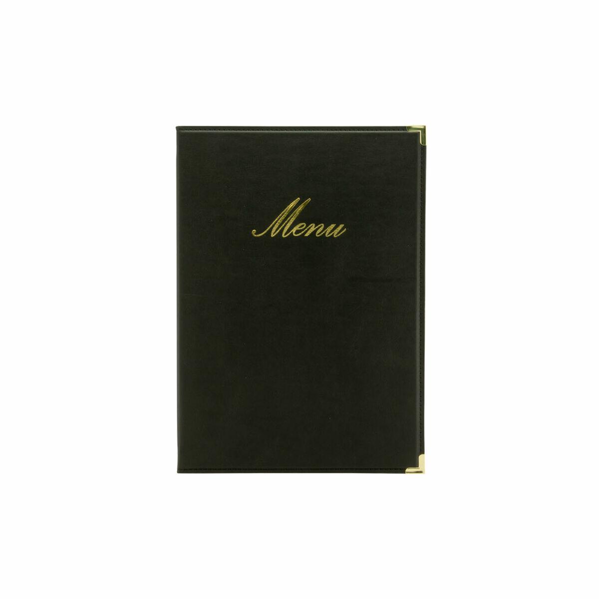Porta menús Securit Classic 34,4 x 24,5 cm Negro