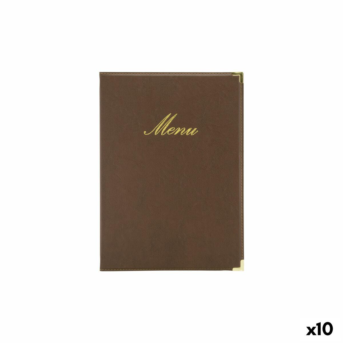 Porta menús Securit Classic Marrón 34,4 x 24,5 cm
