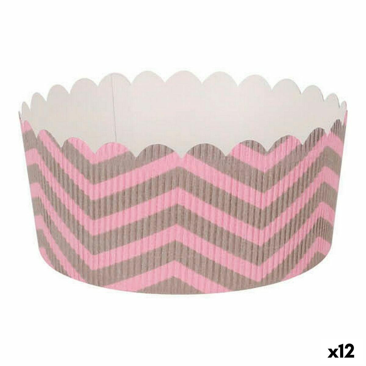 Molde para Repostería Quttin Rosa 6 Piezas 12 x 6 cm (12 Unidades)