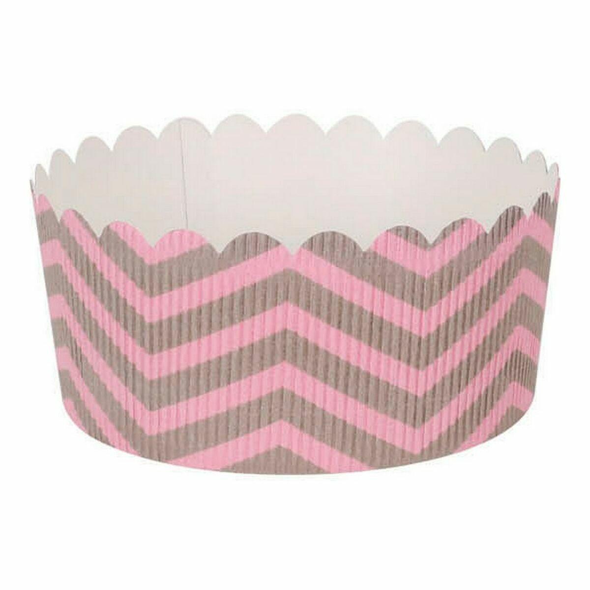 Molde para Repostería Quttin Rosa 6 Piezas 12 x 6 cm (12 Unidades)