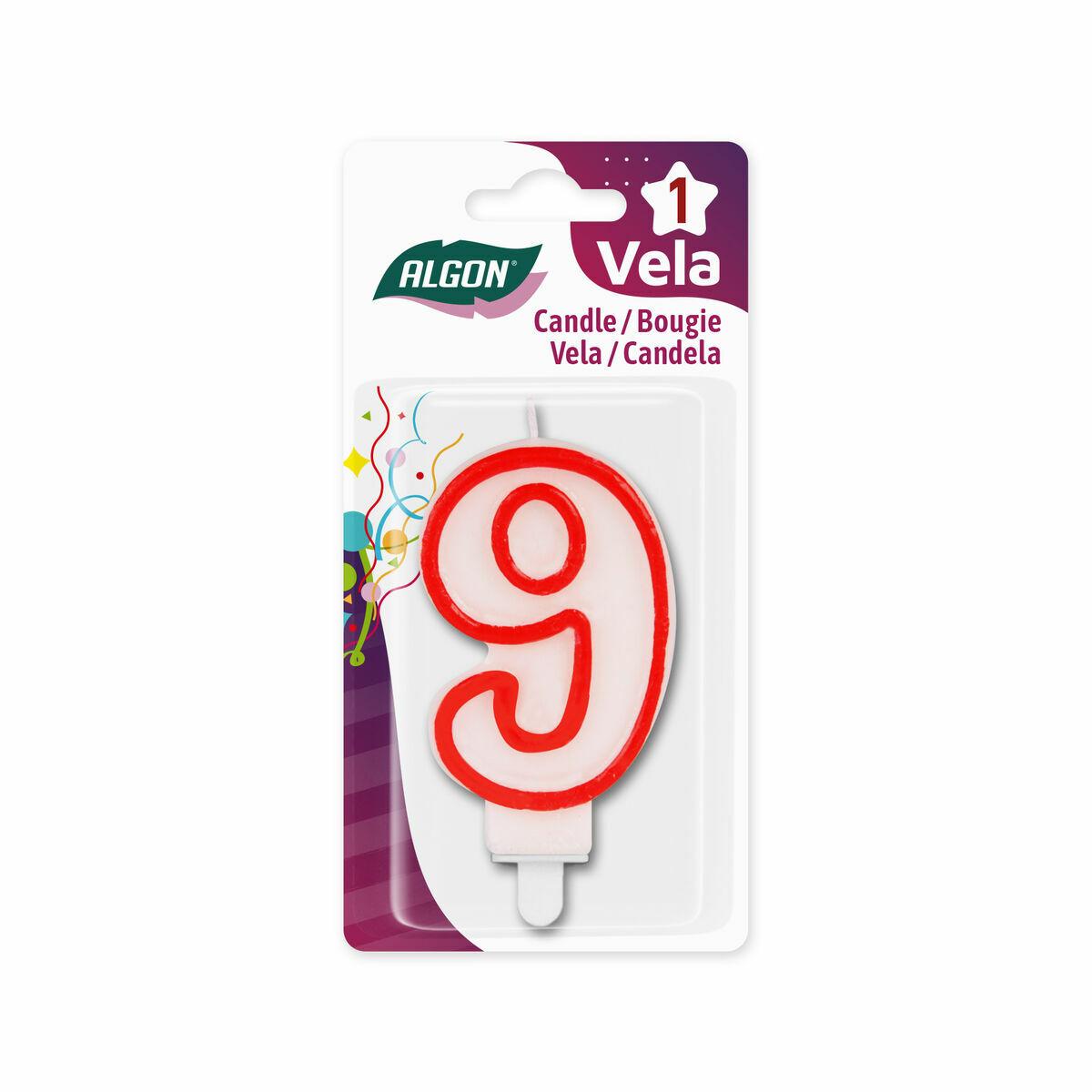 Set de Velas Algon Rojo (36 Unidades)