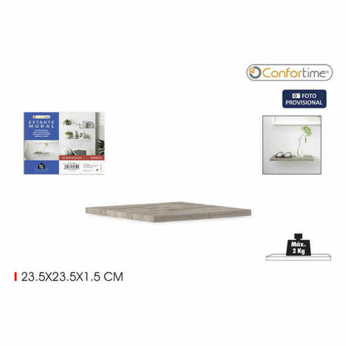 Estante Confortime Mural Madera MDF Flotante 6 Unidades 23,5 x 23,5 x 1,5 cm