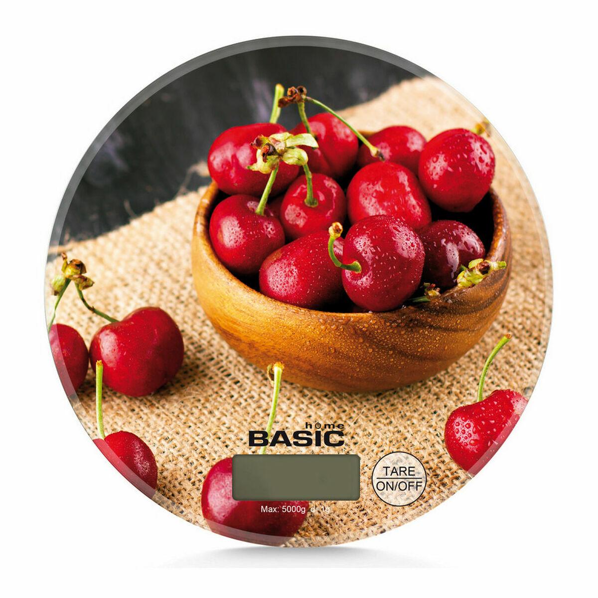 Báscula de Cocina Basic Home Digital 5 kg 18,8 x 2,2 cm (6 Unidades)
