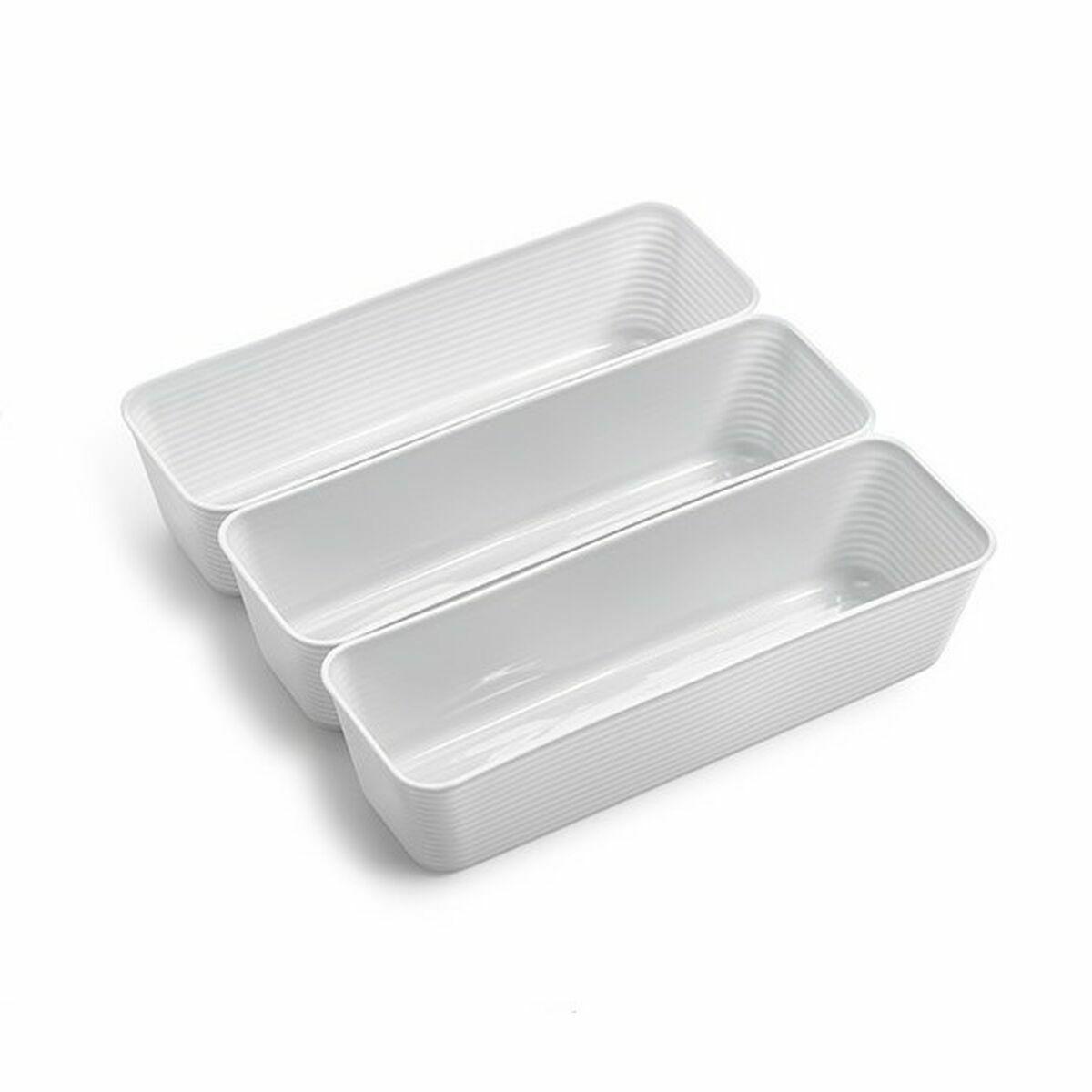Organizador de Cajones Dem Plástico Multiusos (3 Piezas) (24 Unidades)