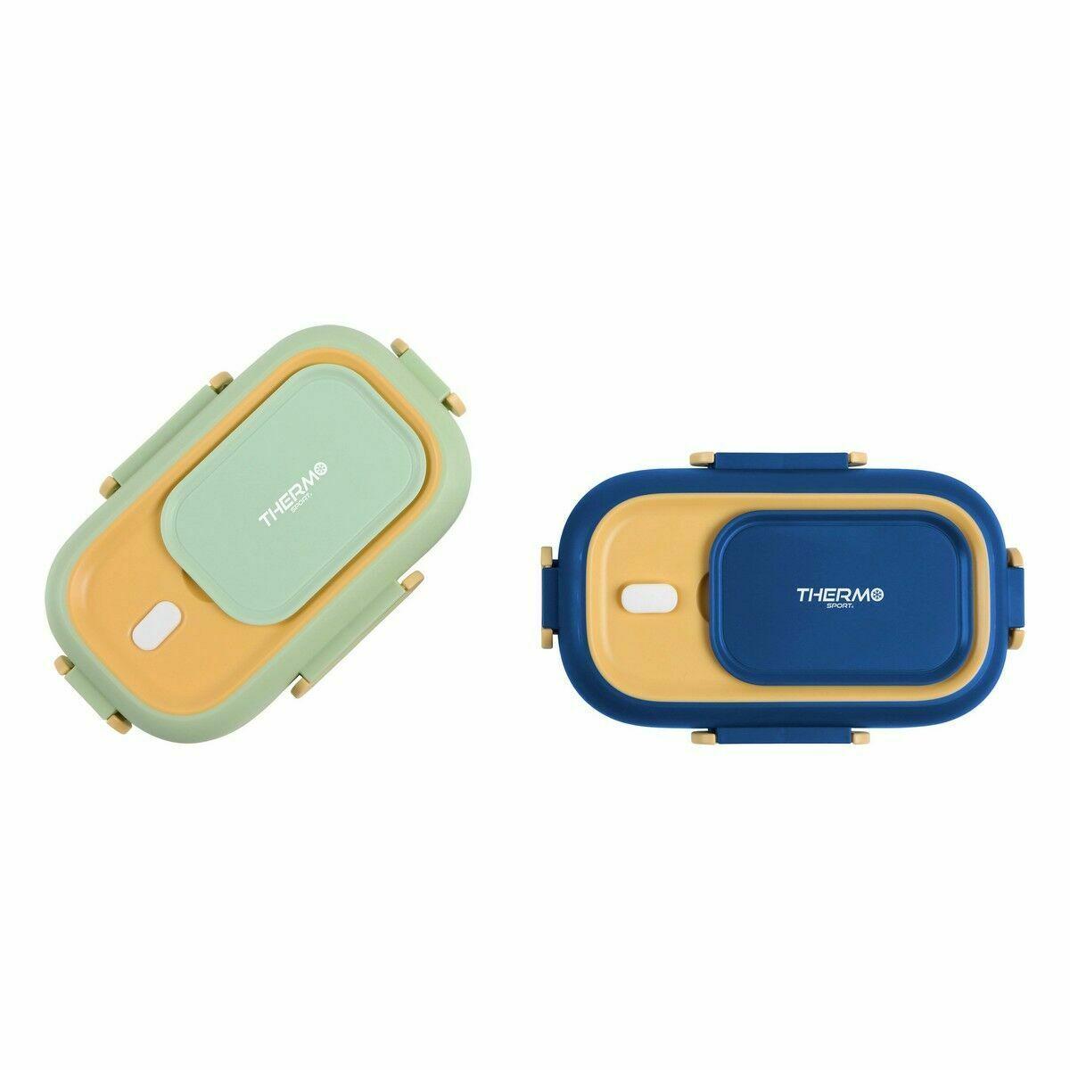 Fiambrera Hermética ThermoSport Térmica Acero Plástico 550 ml 22 x 13 x 7 cm (6 Unidades)