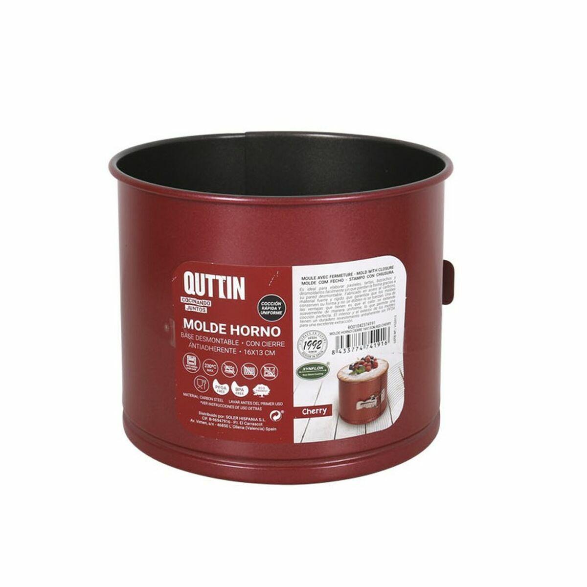 Molde Desmontable Quttin 16 x 13 cm Soufflé (12 Unidades)