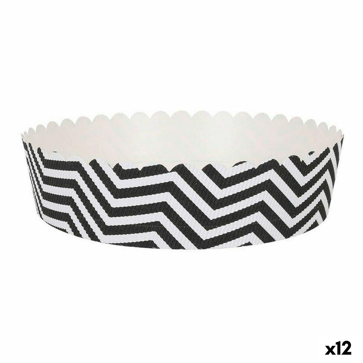 Molde para Repostería Quttin Negro 3 Piezas 22 x 6 cm (12 Unidades)