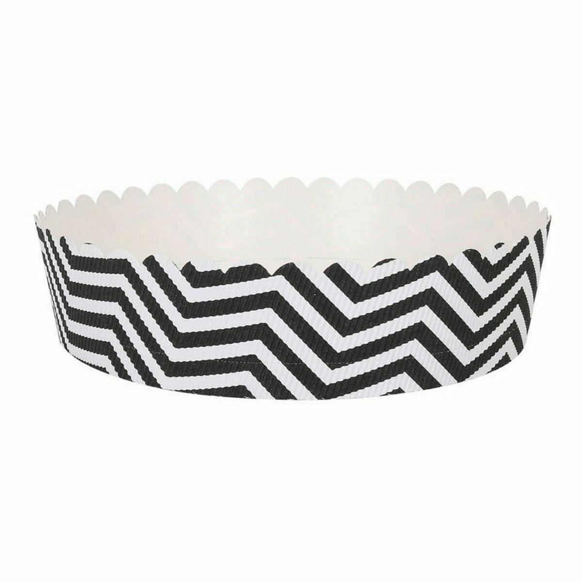 Molde para Repostería Quttin Negro 3 Piezas 22 x 6 cm (12 Unidades)