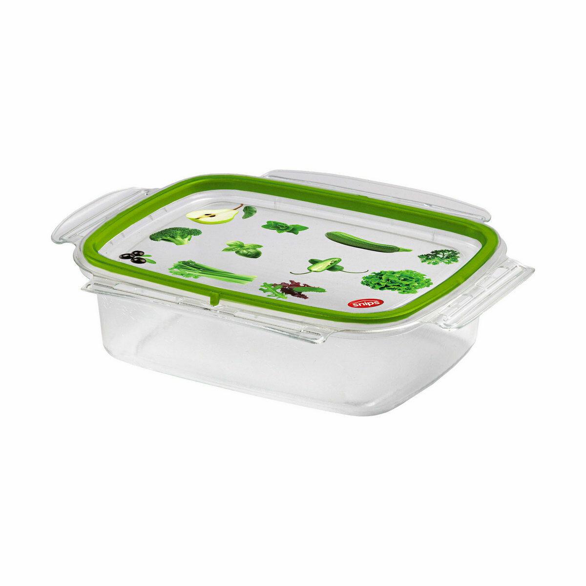 Fiambrera Snips Cierre hermético 1,4 L Rectangular (12 Unidades)