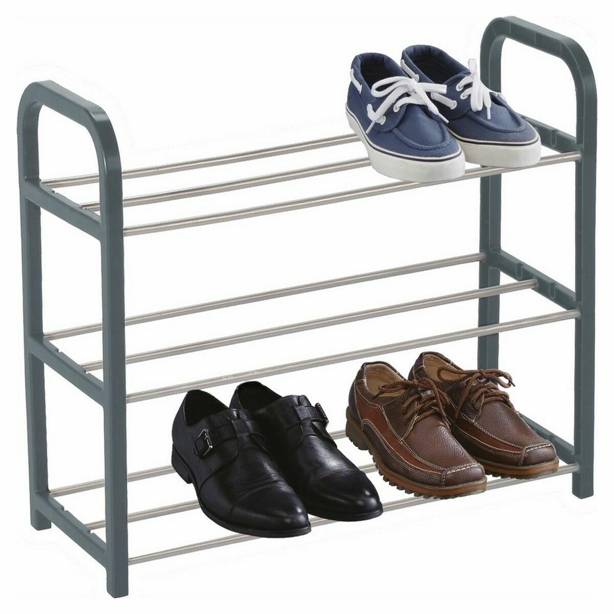 Zapatero Confortime Metal 3 niveles 40 x 19 x 44 cm (40 x 19 x 44 cm)