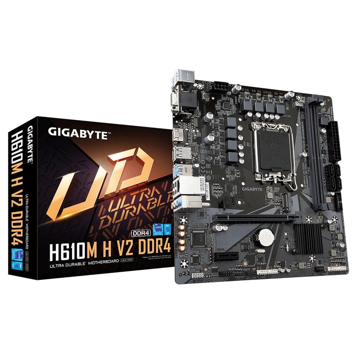 Placa Base Gigabyte H610M H V2 DDR4 LGA 1700