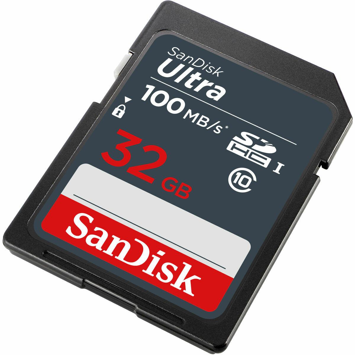 Tarjeta de Memoria SD SanDisk Ultra SDHC Mem Card 100MB/s 32 GB