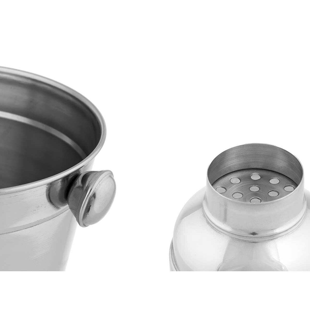 Set de Coctelería Kinvara 1351-1850 Plateado Acero Inoxidable 250 ml 5 Piezas (6 Unidades)