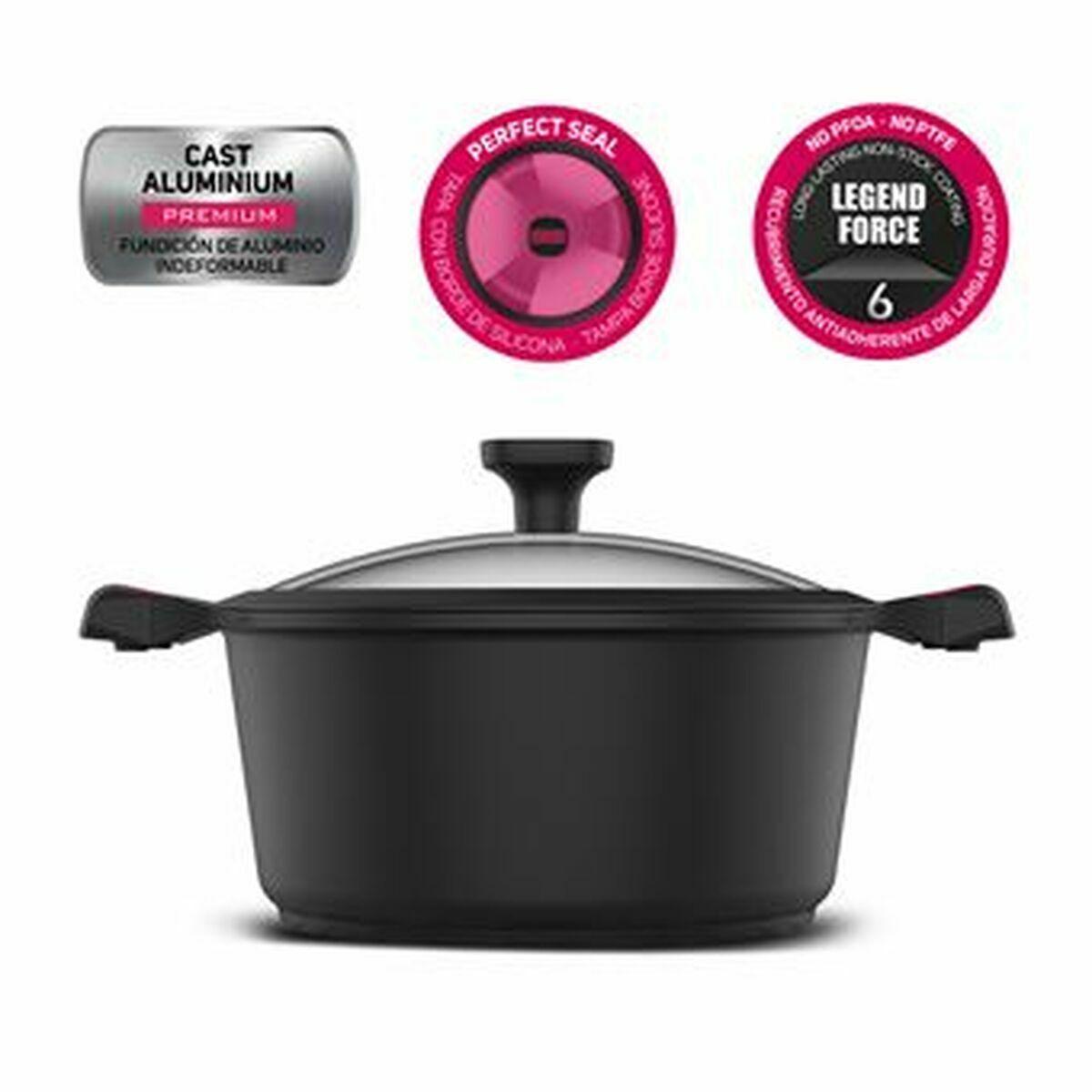 Cacerola Taurus KCK3028 Negro Ø 28 cm