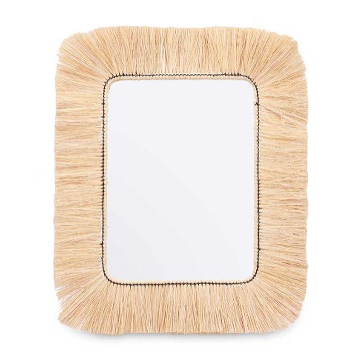 Espejo de pared RI-6065 Marrón 77 x 67 x 3 cm Rectangular