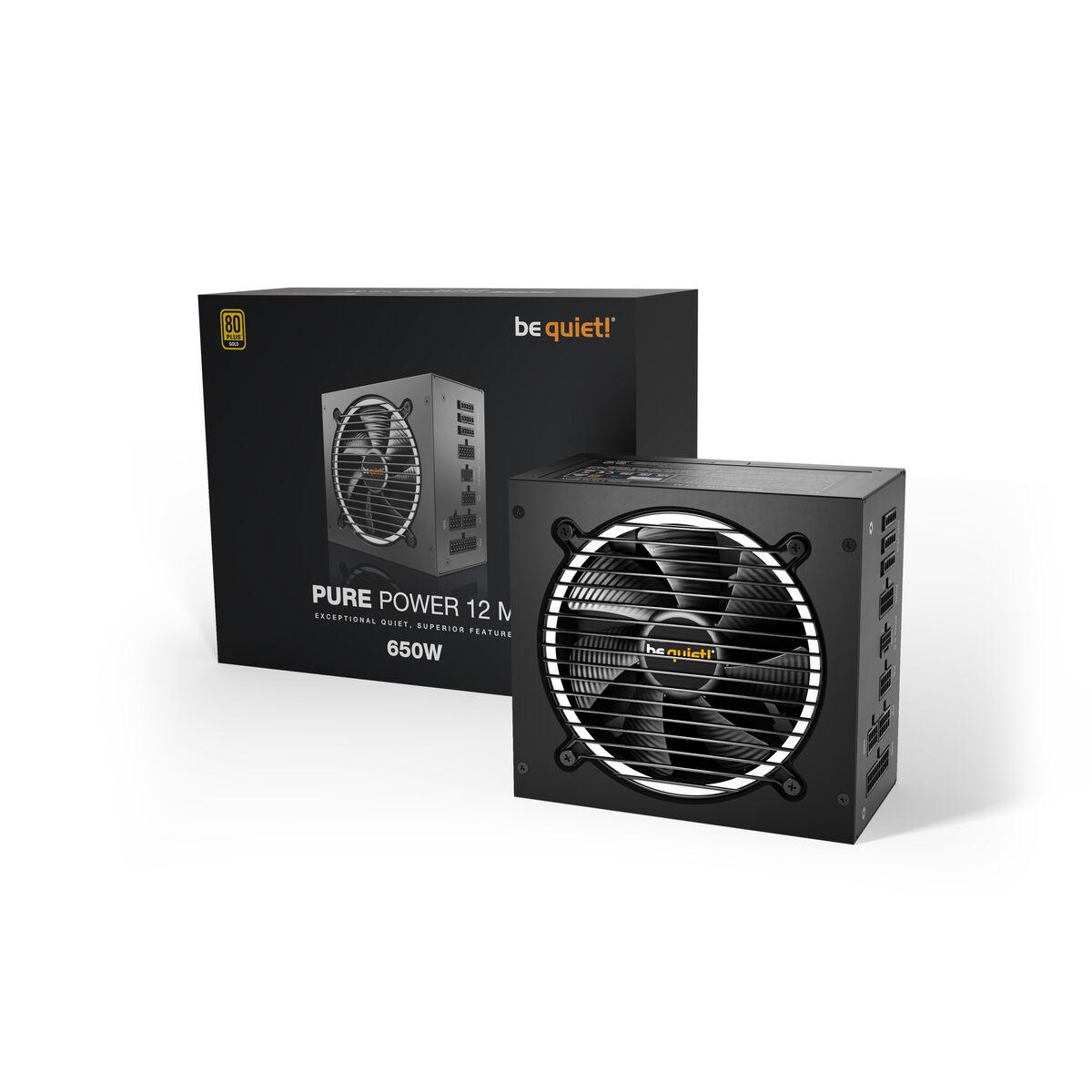 Fuente de Alimentación Be Quiet! Pure Power 12 M ATX 650 W 80 Plus Gold