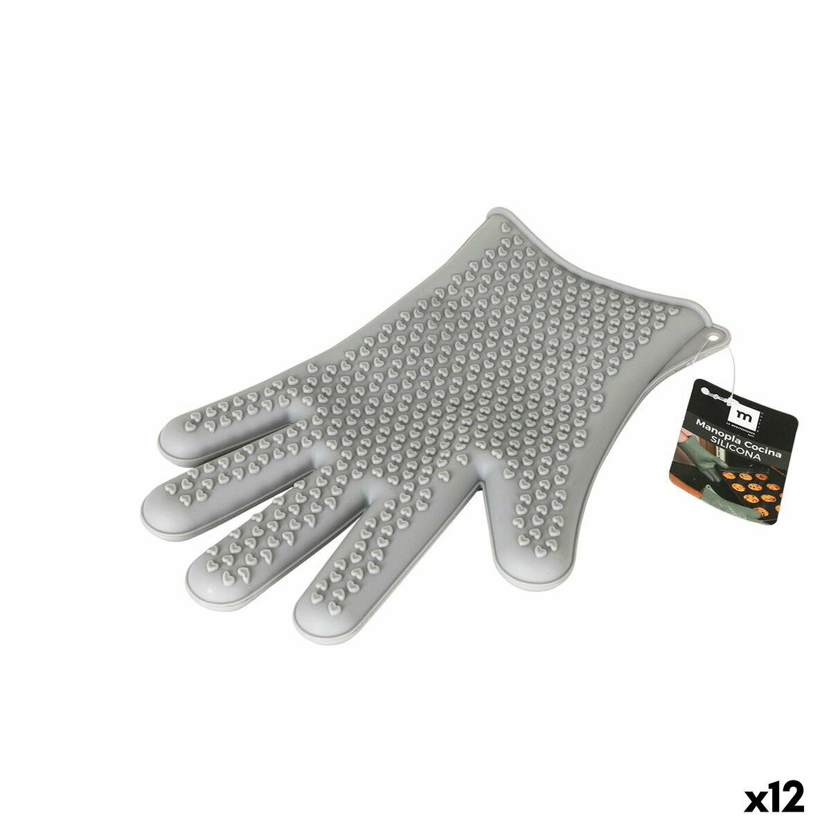 Manopla para Horno La Mediterránea Silicona 27 x 17,5 cm (12 Unidades)