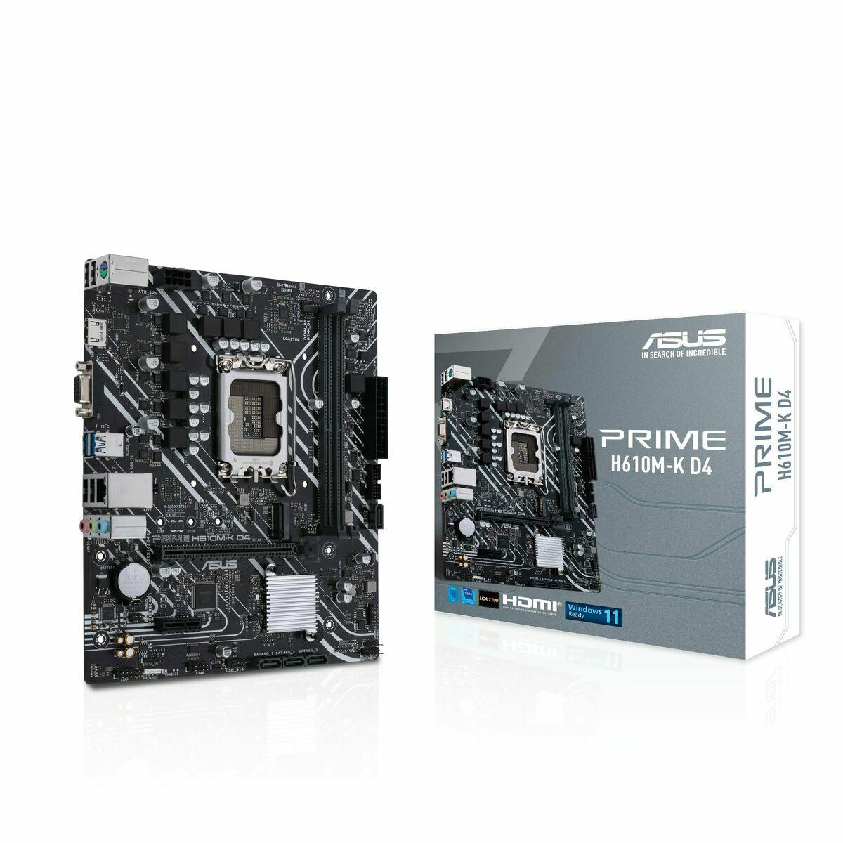 Placa Base Asus PRIME H610M-K D4 LGA 1700 LGA 1700 INTEL H610 1GB