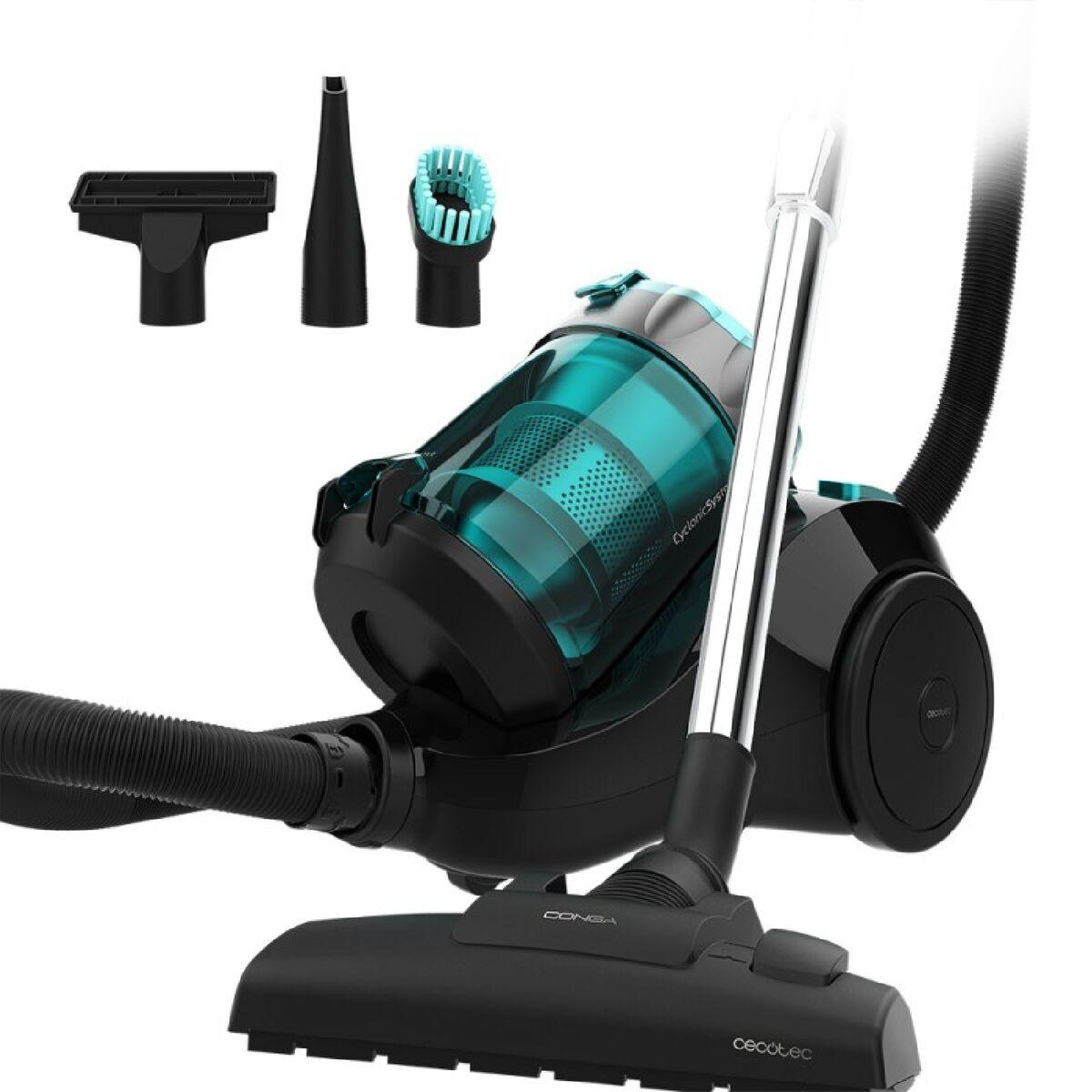 Aspirador Ciclónico Cecotec Conga Rockstar Multicyclonic Compact Plus Negro 800 W