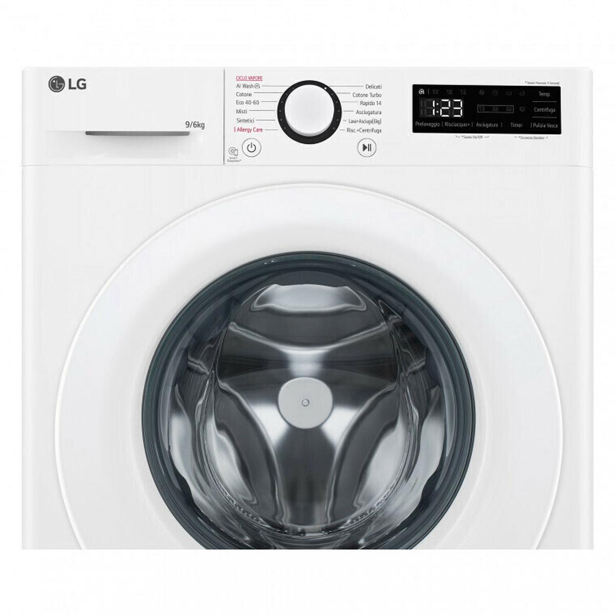 Lavadora - Secadora LG F4DR5009A3W 1400 rpm 9 kg 6 Kg