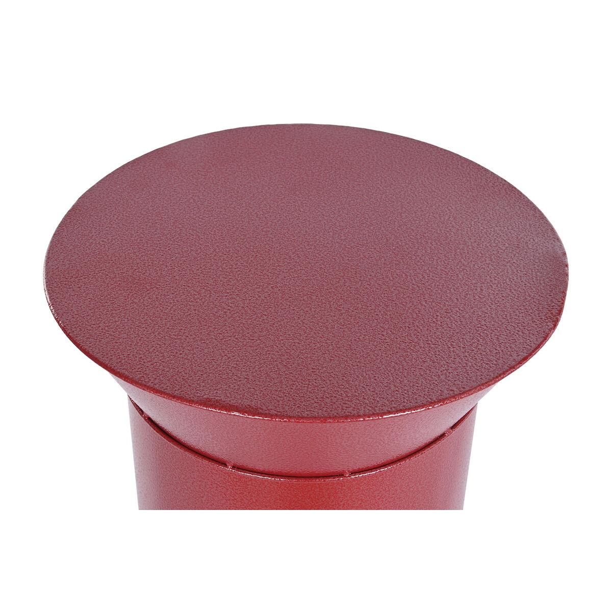 Adorno Navideño DKD Home Decor Buzón Blanco Negro Rojo Verde Metal 41,5 x 41,5 x 78 cm