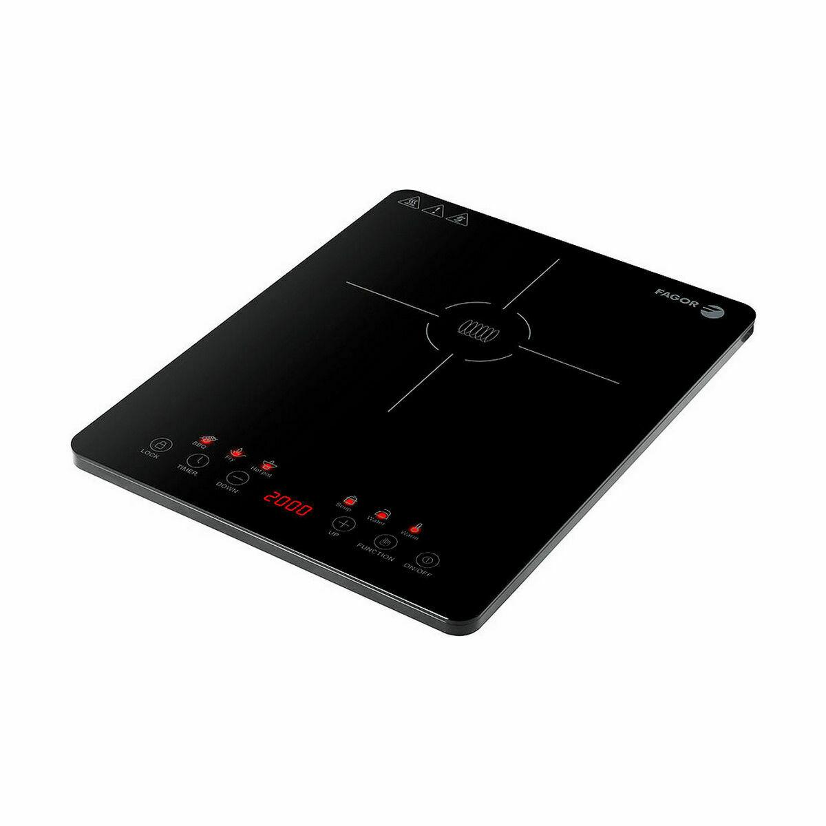 Placa de Inducción Fagor Lexie 2000 W Negro