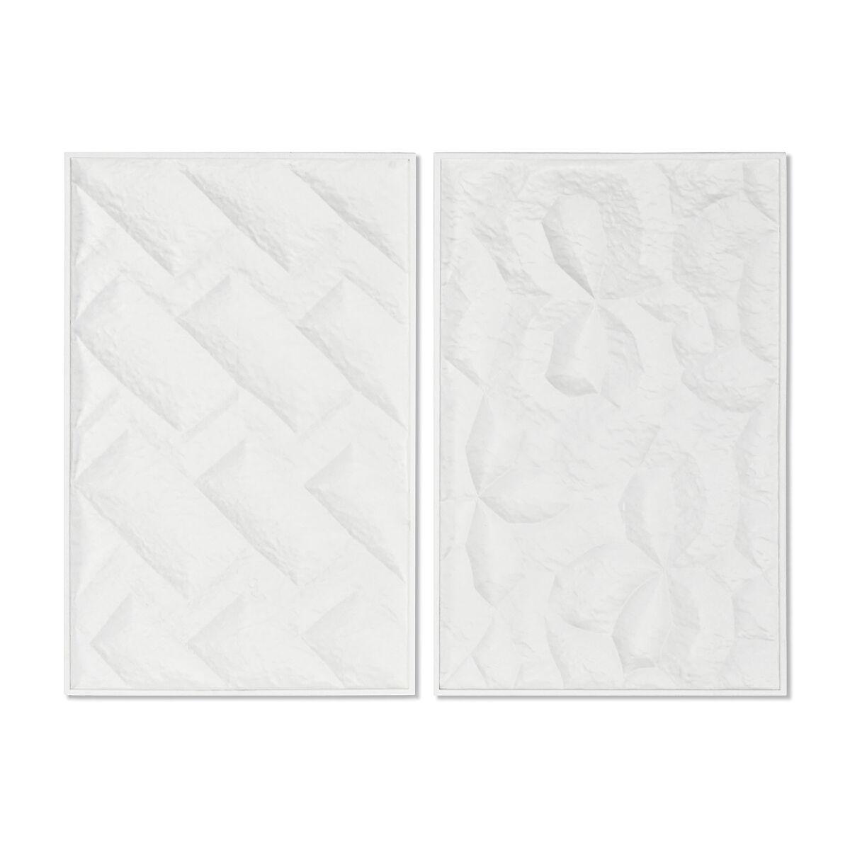 Cuadro Home ESPRIT Moderno Con relieve 58,5 x 4 x 92,5 cm (2 Unidades)