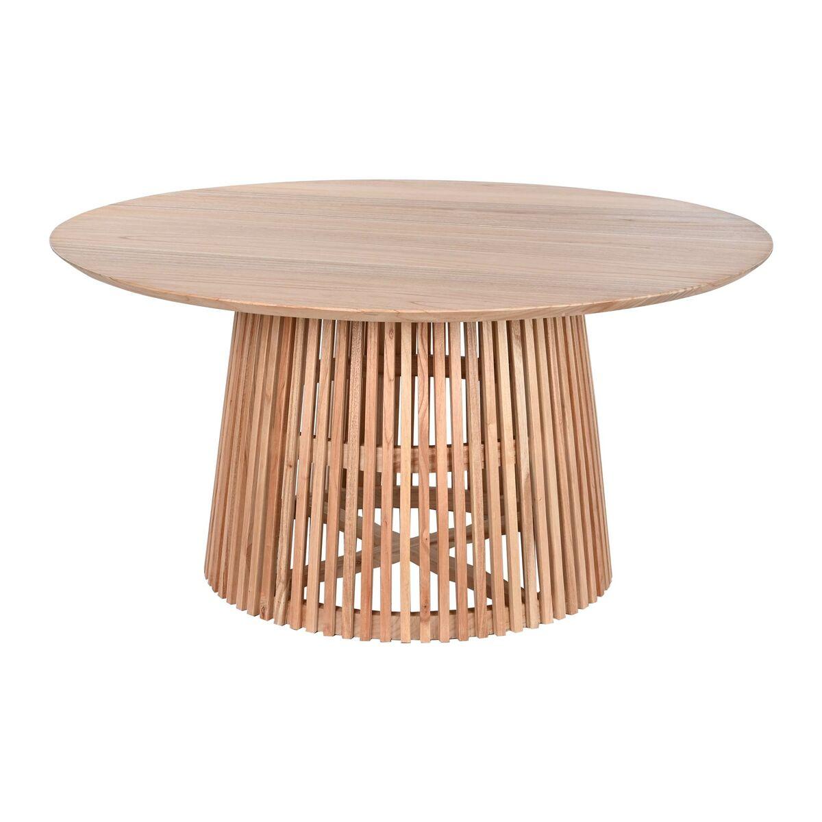 Mesa de Comedor Home ESPRIT Natural madera de mindi 150 x 150 x 75 cm