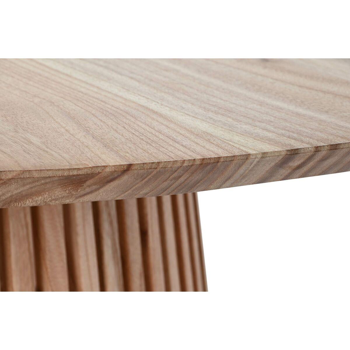 Mesa de Comedor Home ESPRIT Natural madera de mindi 150 x 150 x 75 cm