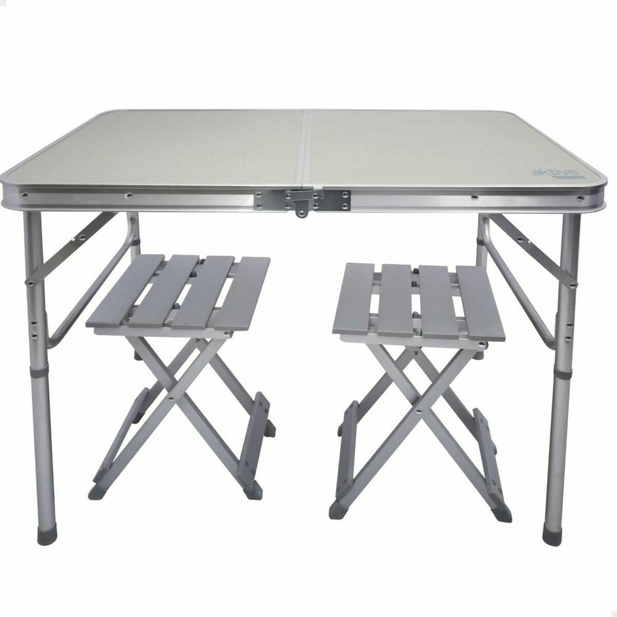 Conjunto de Mesa con 2 Sillas Colorbaby Plegable De acampada 90 x 60 x 70 cm