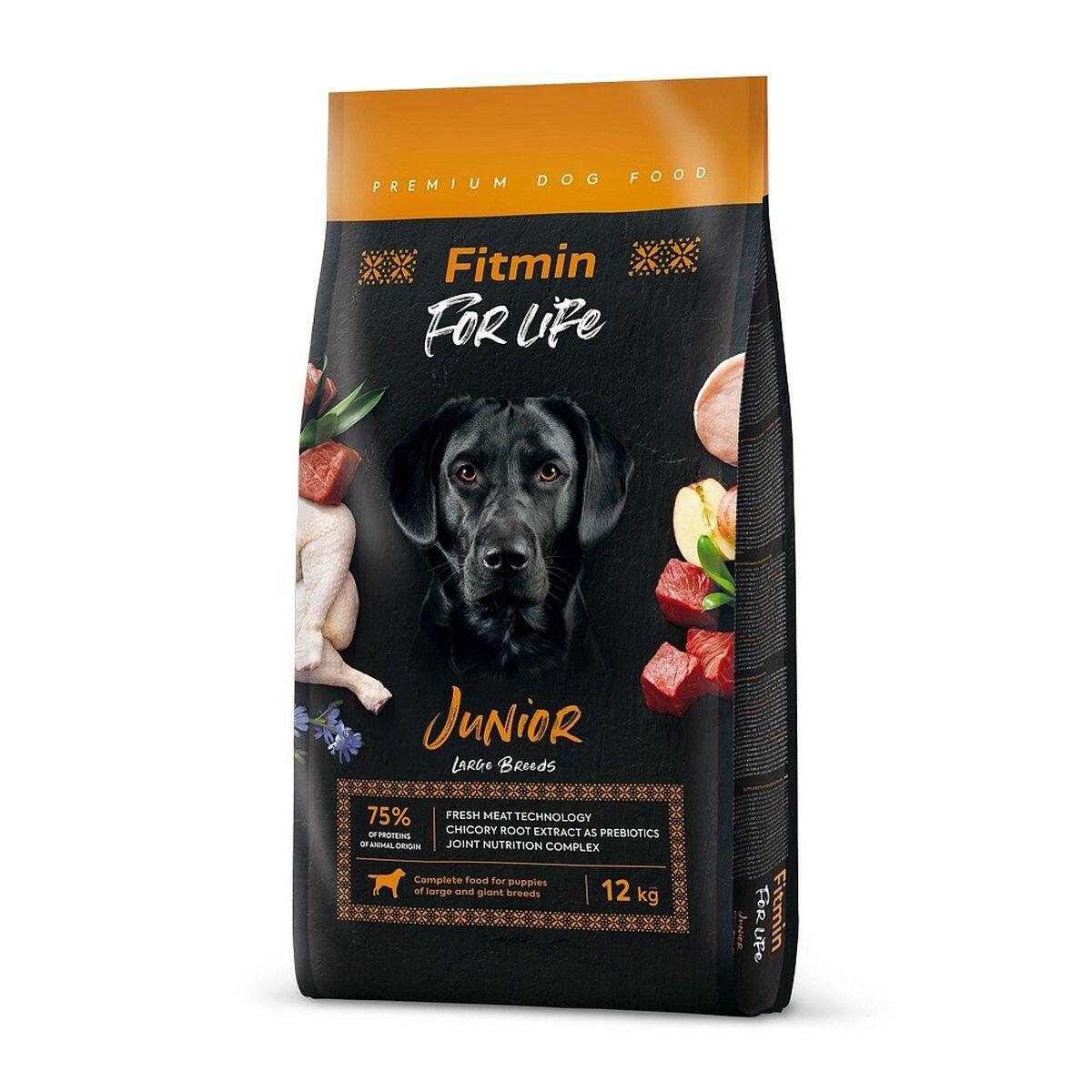 Pienso Fitmin Junior Large Breed Cachorro/Junior Ternera Aves Cerdo 20-40 Kg 12 kg