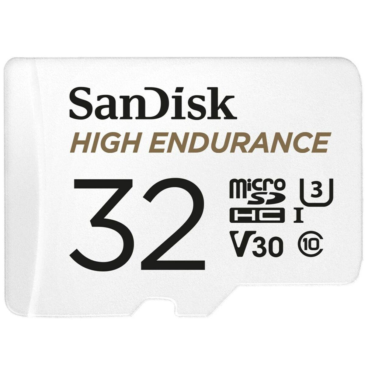 Tarjeta de Memoria Micro SD con Adaptador SanDisk High Endurance 32 GB