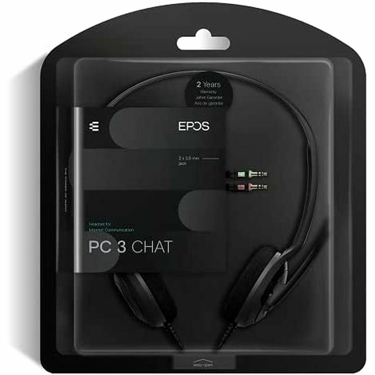 Auriculares de Diadema Epos PC3 Negro