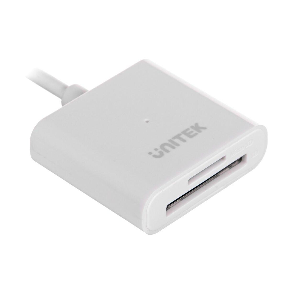 Lector de Tarjetas Externo Unitek Y-9321 Blanco