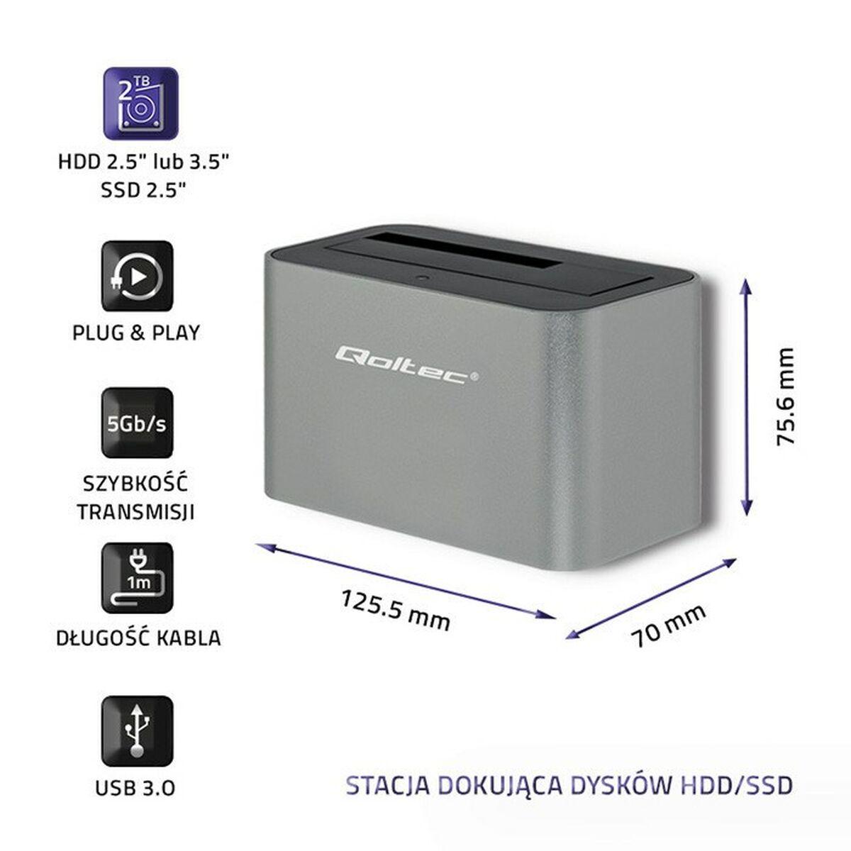 Base de carga Qoltec 50315