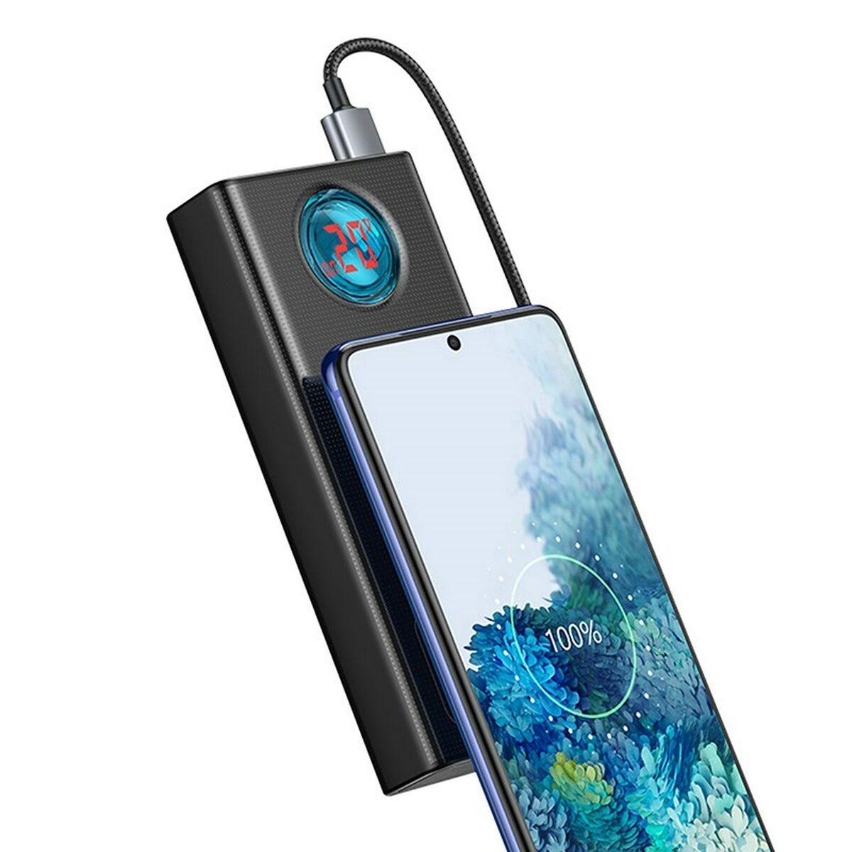 Power Bank Baseus AMBILIGHT Blanco Negro 30000 mAh