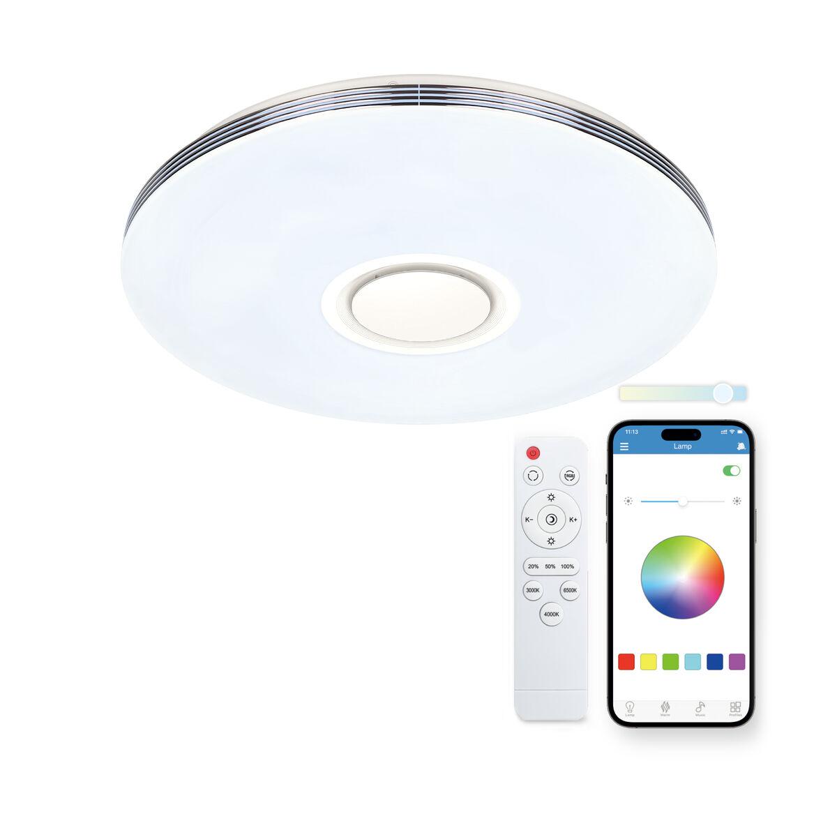 Plafón LED KSIX Aura 66,4 w 3000k - 6500k 7200 lm 49 x 7,5 cm