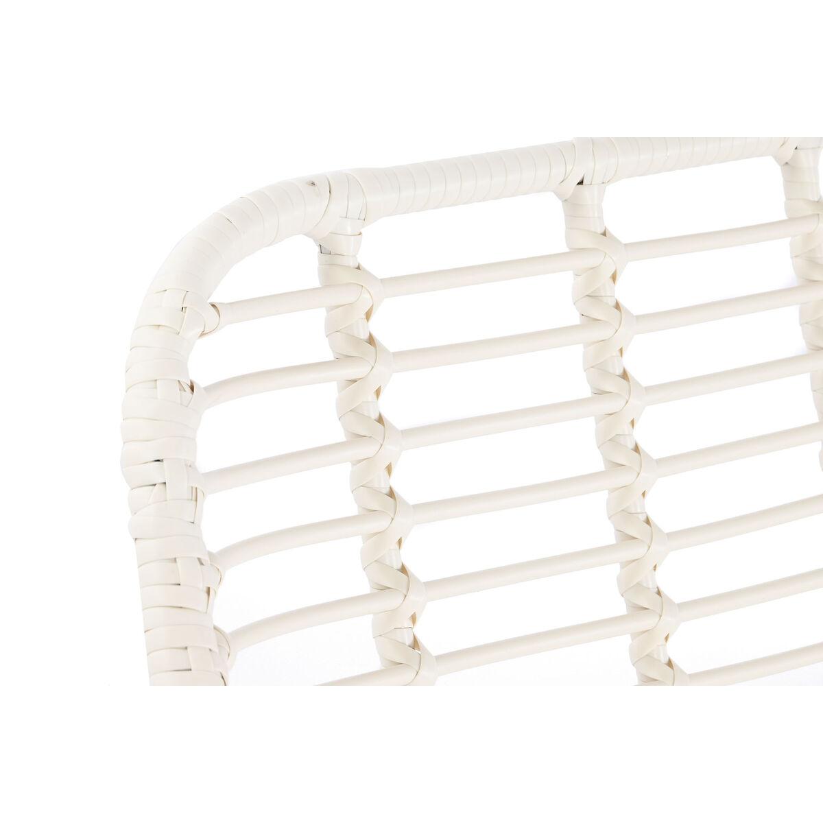 Muebles de Jardín DKD Home Decor Blanco 124 x 74 x 84 cm (4 Piezas)