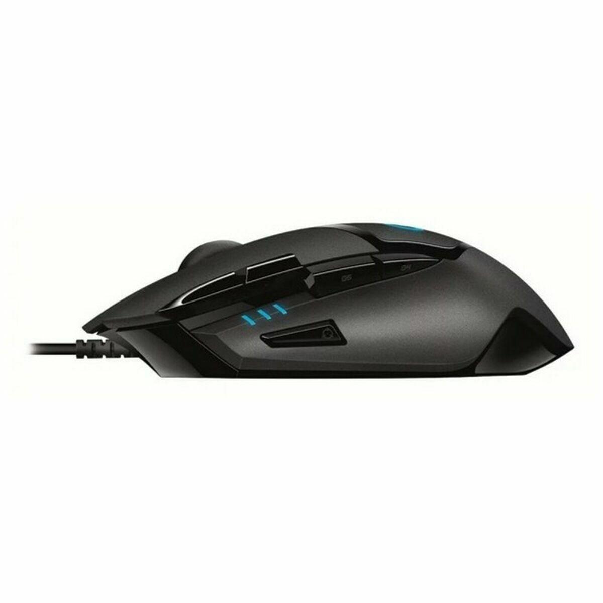 Ratón Gaming Logitech G402 USB 4000 dpi 500 ips Negro Monocromo
