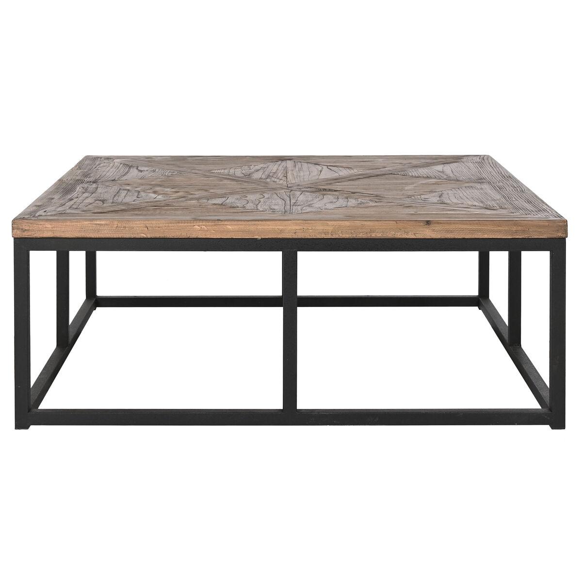 Mesa de Centro Home ESPRIT Madera Metal 120 x 120 x 45 cm