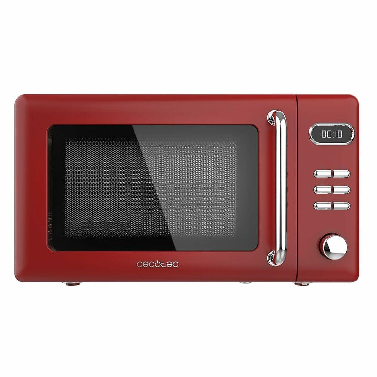 Microondas Cecotec Proclean 5110 Retro Rojo 700 W 20 L