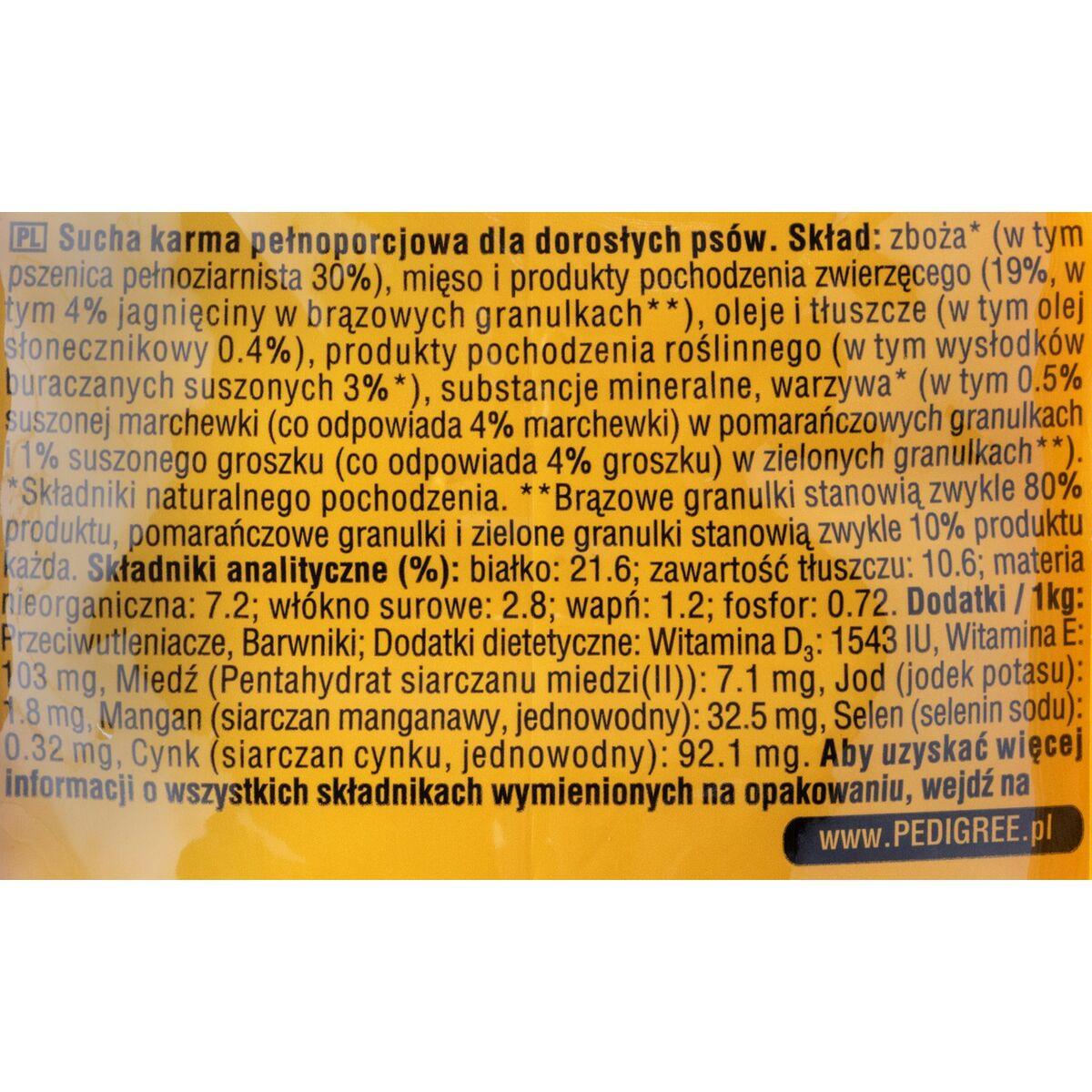 Pienso Pedigree Adult Professional Adulto Cordero 15 kg